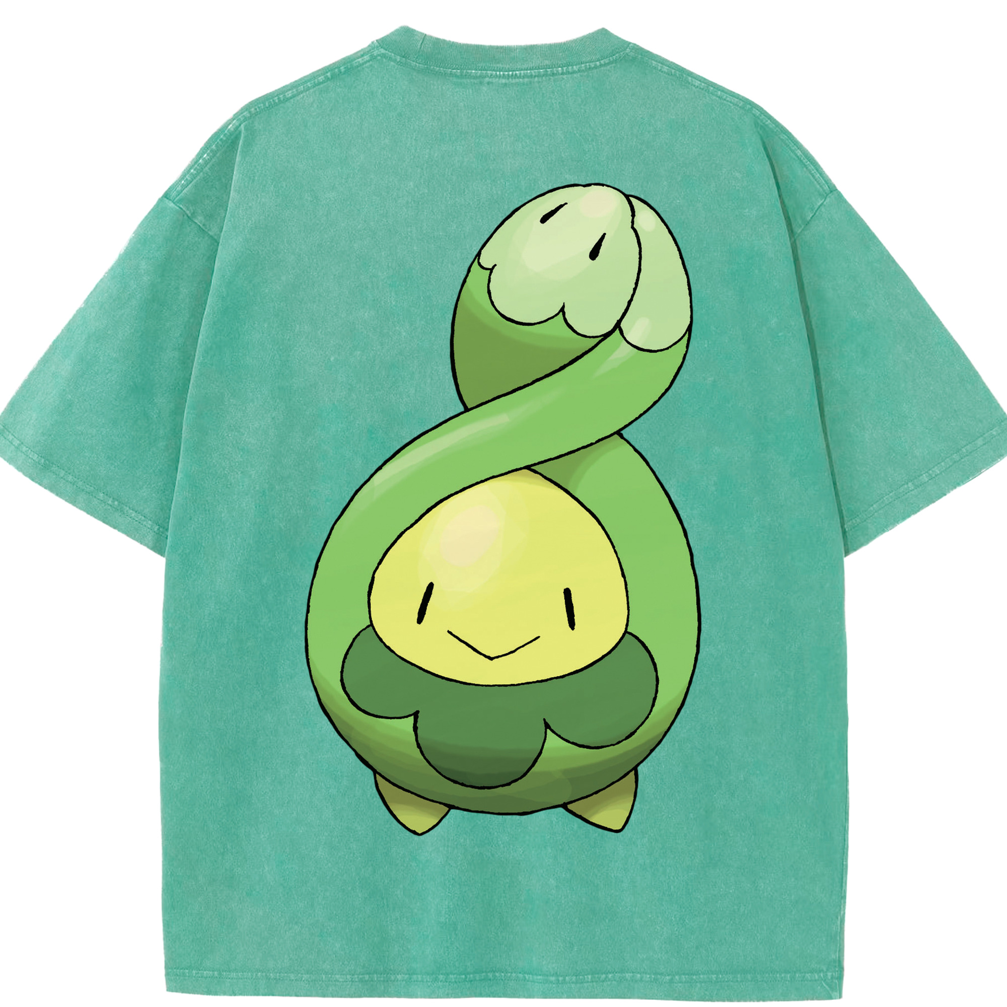 （画像用） ポケットモンスター Pokémon 綿100% ヴィンテージ風 半袖Tシャツ（背面プリント）